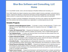 Tablet Screenshot of blueboxsw.com